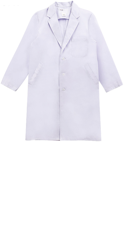 メンズ診察衣シングル/白衣