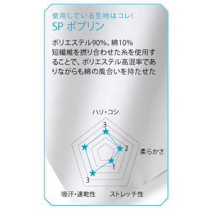 SPポプリン
使用している生地はコレ! SPポプリン
使用している生地はコレ!