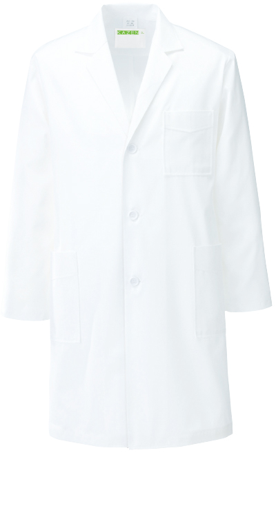 カゼン メンズ診察衣/白衣(ハーフ丈)