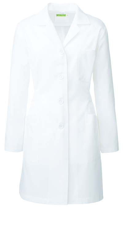 カゼン レディス診察衣/白衣(ハーフ丈)