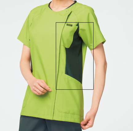 すっきりみせる
切替デザイン
カラー切替のメリハリのあるデザインでシルエットをすっきり見せられます。