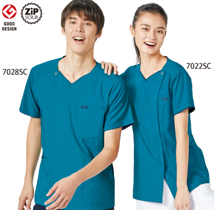 さりげなくカラーのアクセント
襟元や袖まわりにさりげなくカラーのアクセント。
袖を折り返せば新たな印象に。