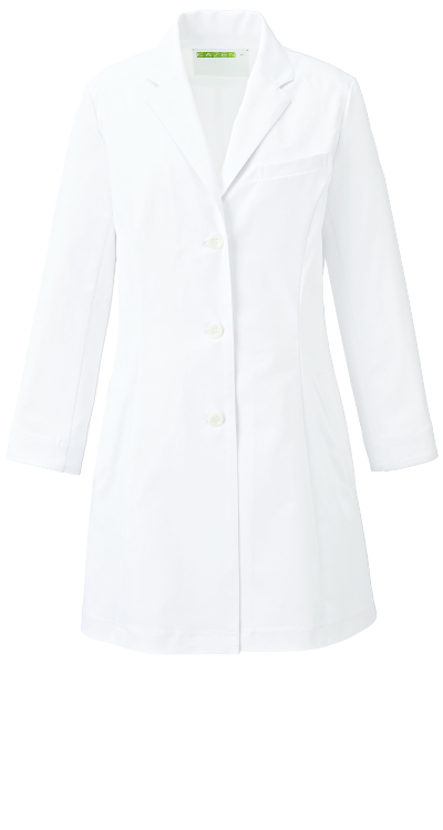 カゼン レディス診察衣S型長袖/白衣