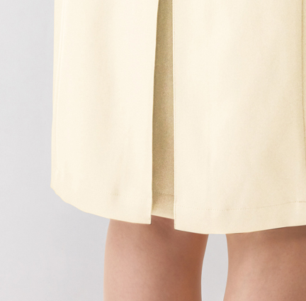 裾ボックスブリーツ