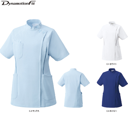 女性用
3色
さわやかなサックス、ホワイト、明るめのネイビーのトリコットシリーズ。
パイピングを効かせた女性用ケーシー。