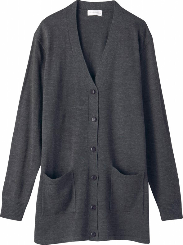 ホワイセル カーディガン(ロング丈)