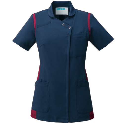 ネイビー×ワイン