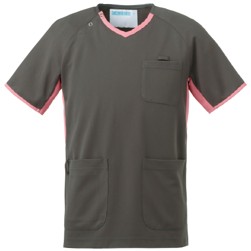 グレー×ピンク